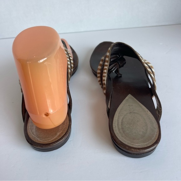 Giorgio Armani Tassel Calf Hair Sandals 38 US (7.5) - Picture 5 of 12